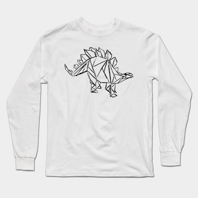 stegosaurus Long Sleeve T-Shirt by ribokha